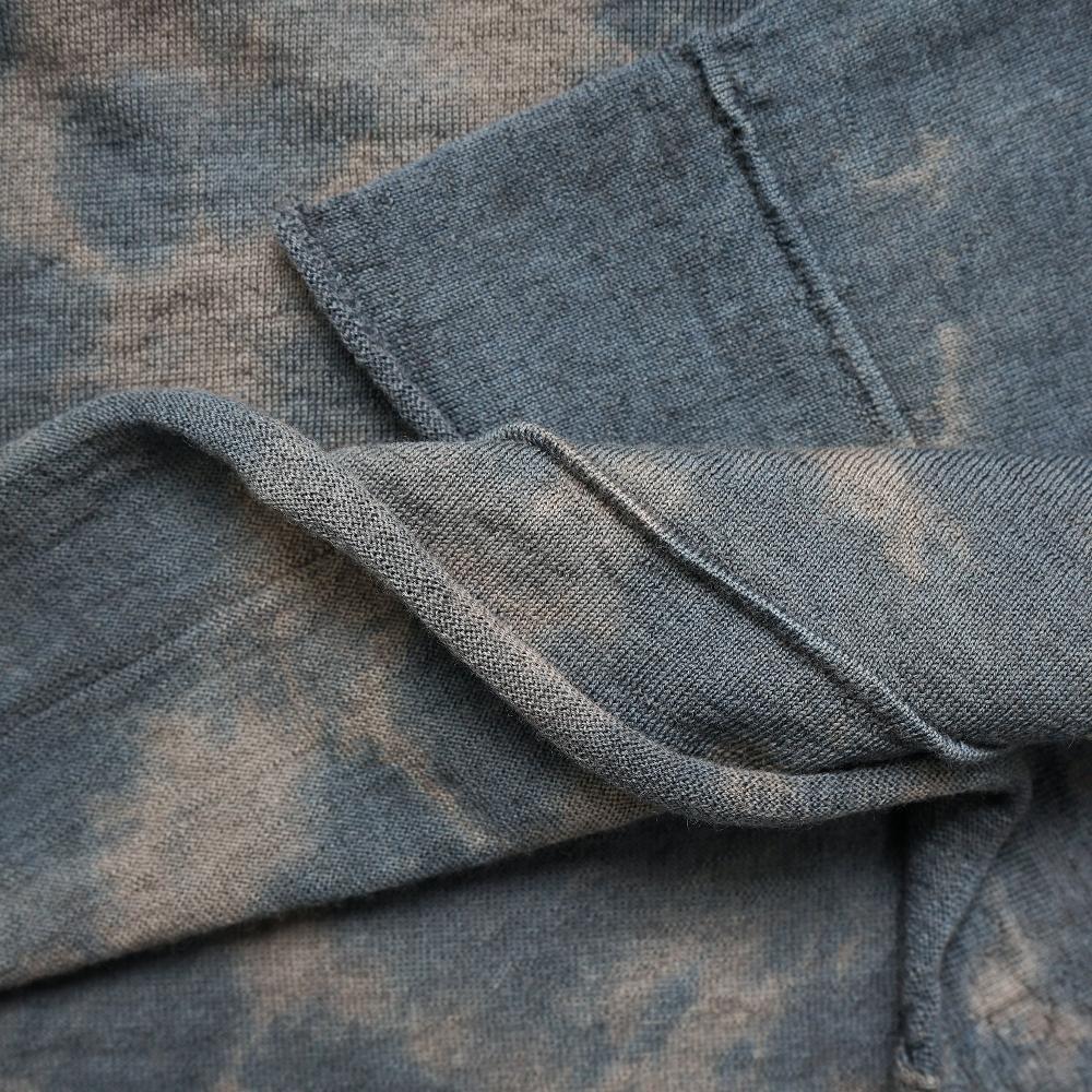 Benson Lagoon Grey Dip-dye Sweater