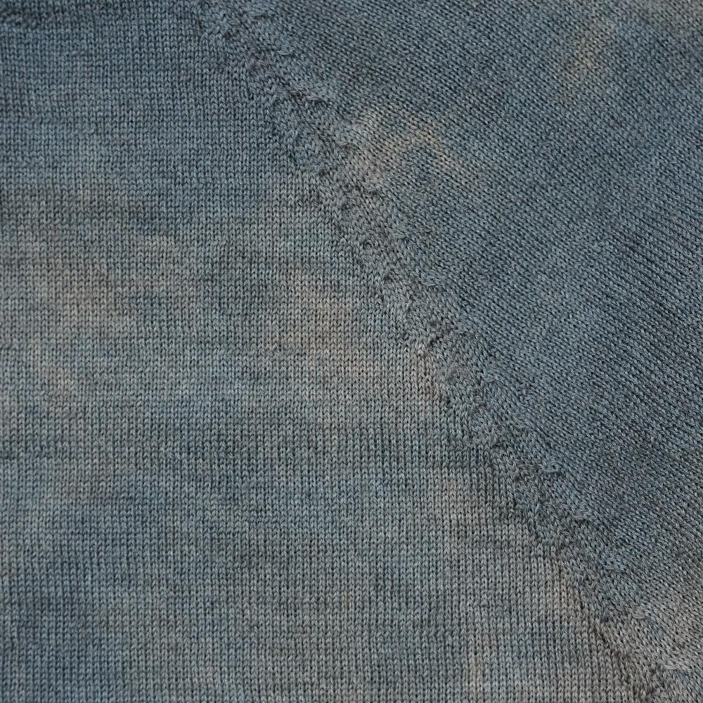 Benson Lagoon Grey Dip-dye Sweater