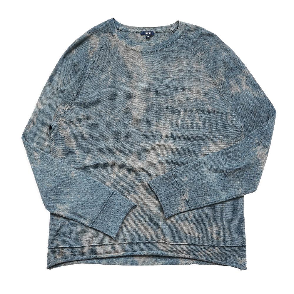 benson Lagoon Grey Dip-dye Sweater