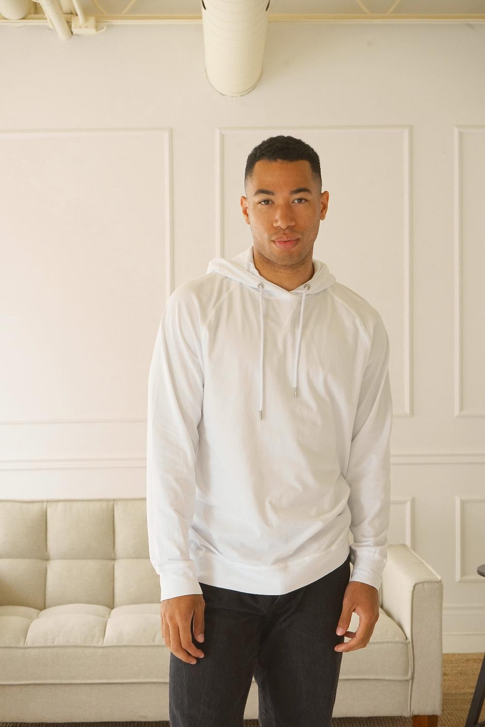 Benson Laguna White Hoodie