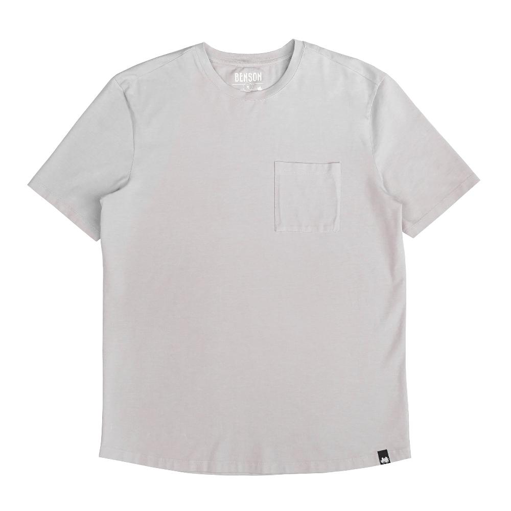 benson Long Beach Light Grey Pocket Tee
