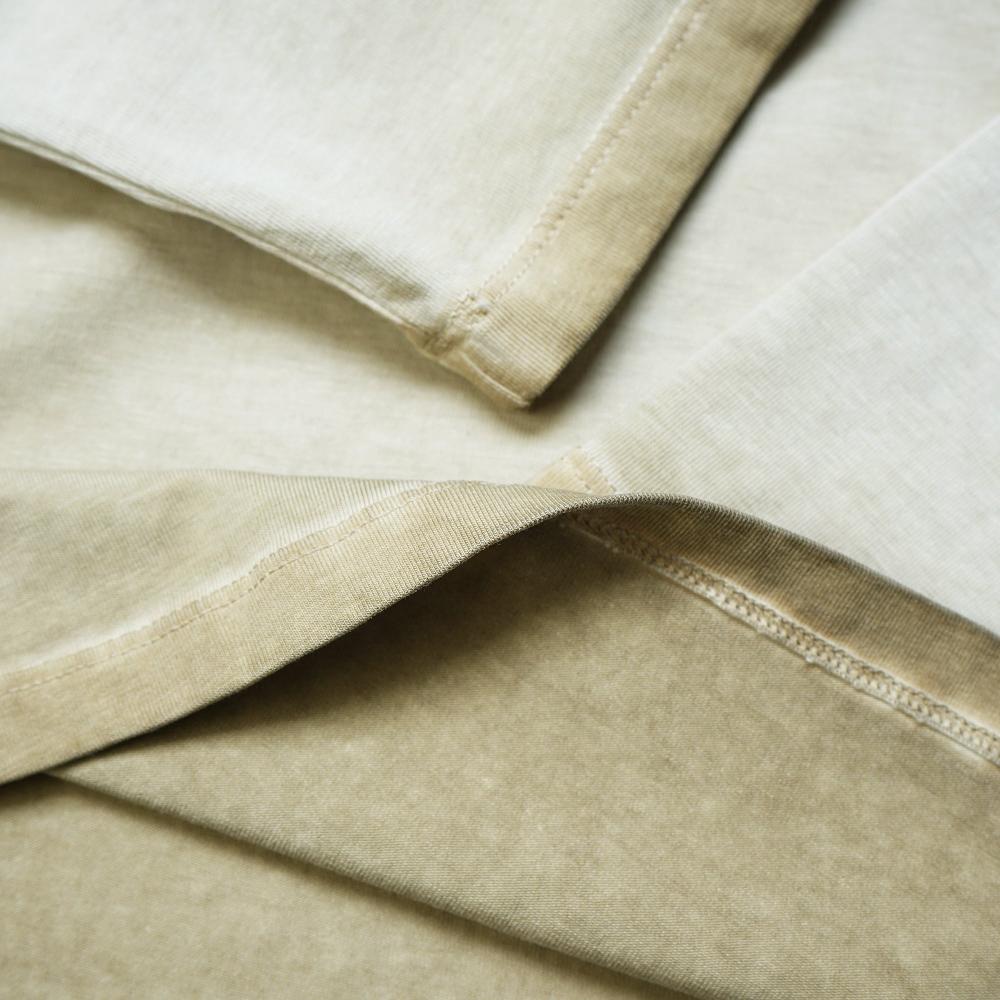 Benson Long Beach Oil-Washed Olive Long Sleeve Tee