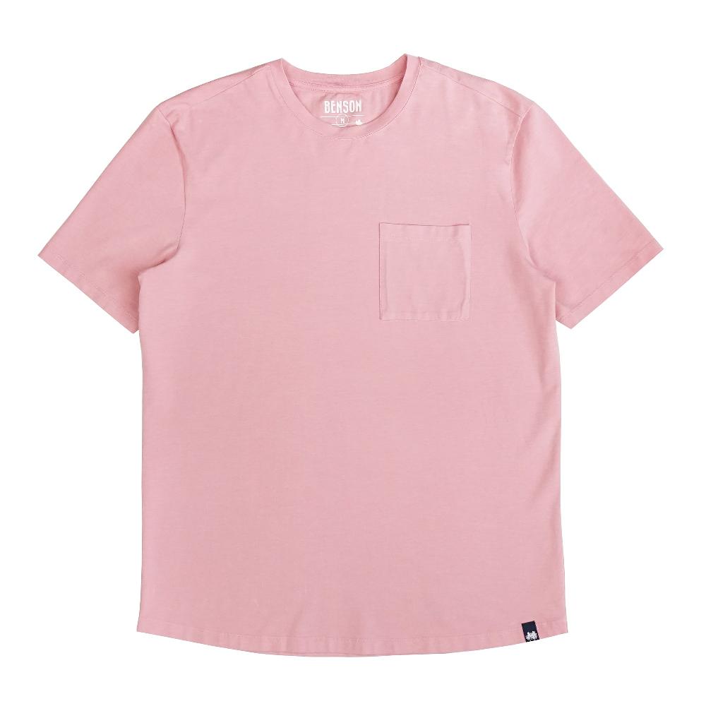 benson Long Beach Pink Sherbet Pocket Tee