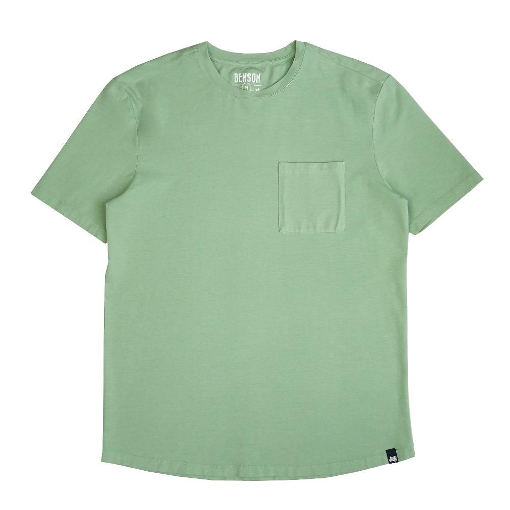 benson Long Beach Sage Pocket Tee