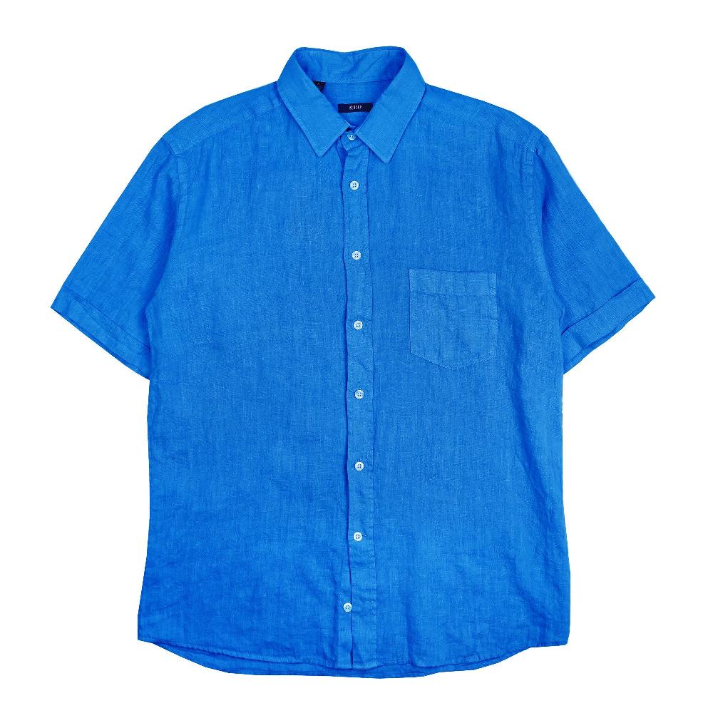 benson Miami Blue Lagoon Short Sleeve Linen