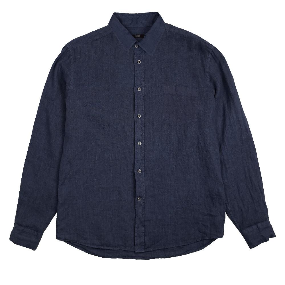 benson Miami Navy Long Sleeve Linen