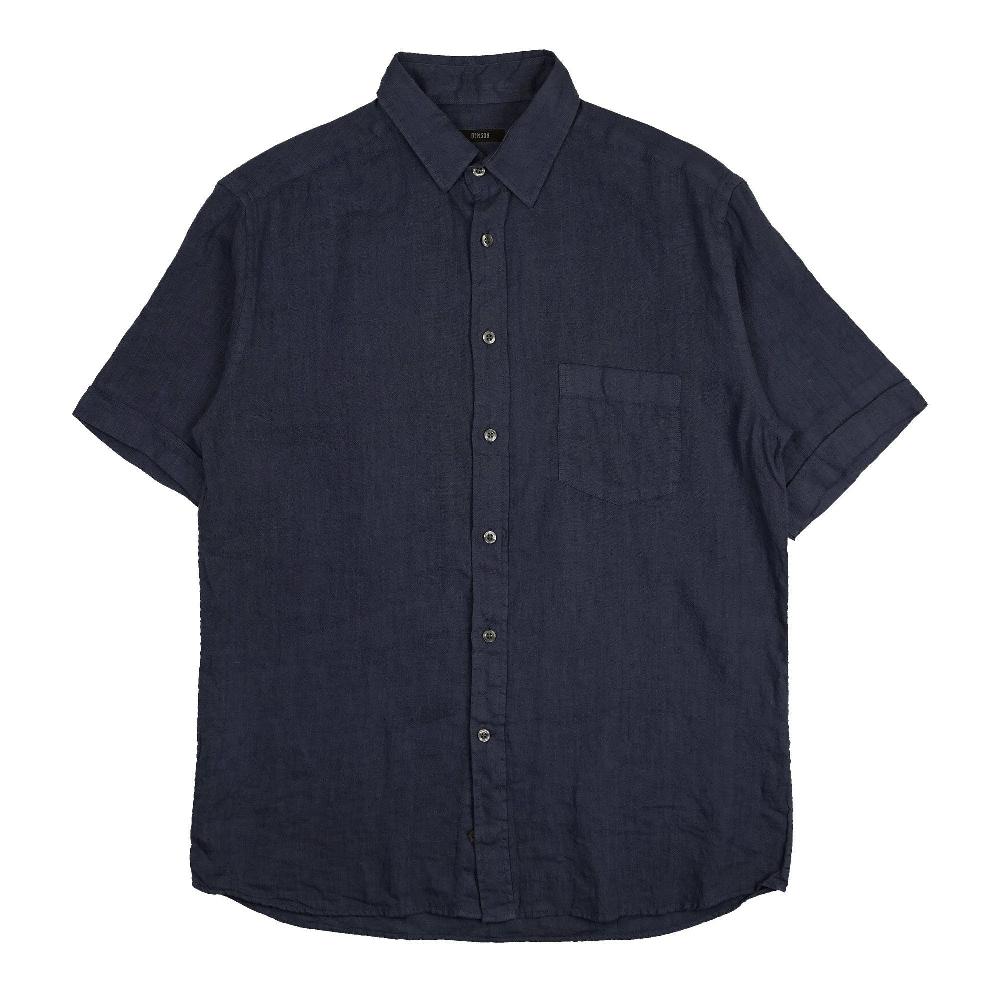 benson Miami Navy Short Sleeve Linen