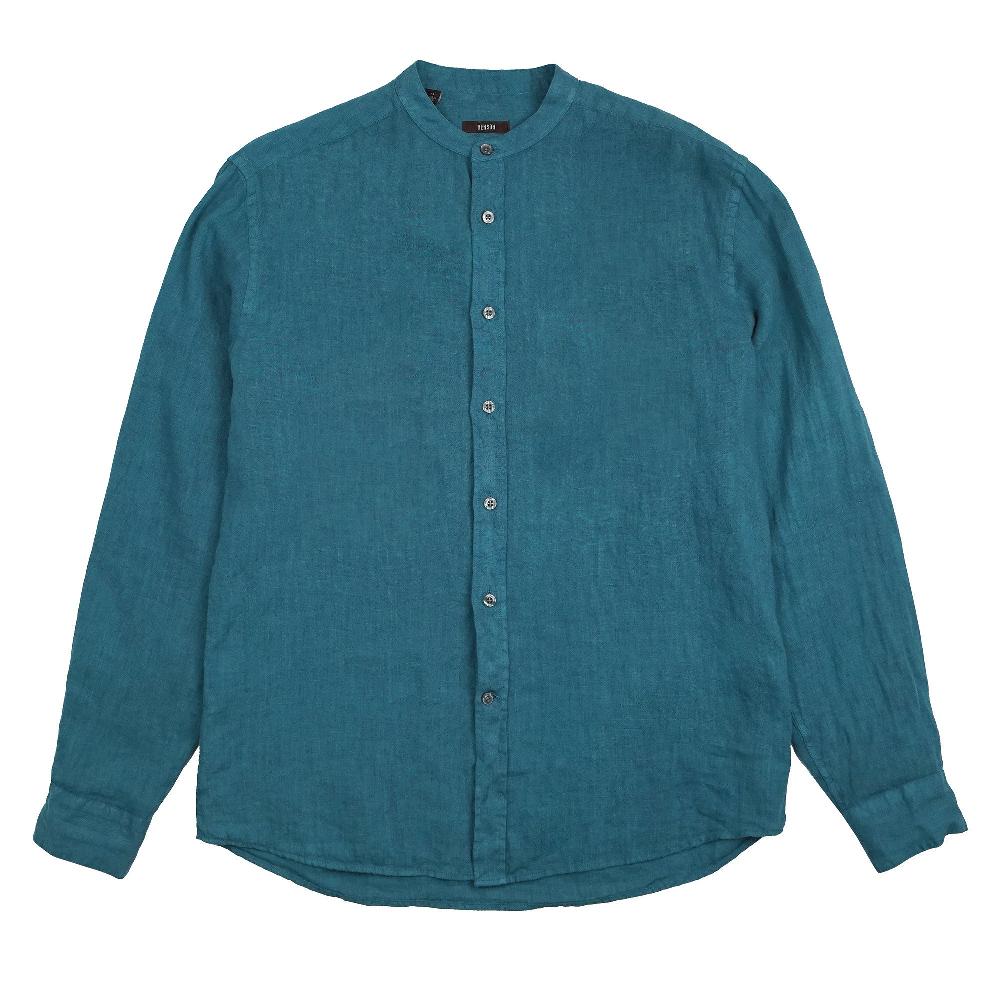 benson Palm Desert Emerald Linen Button Up