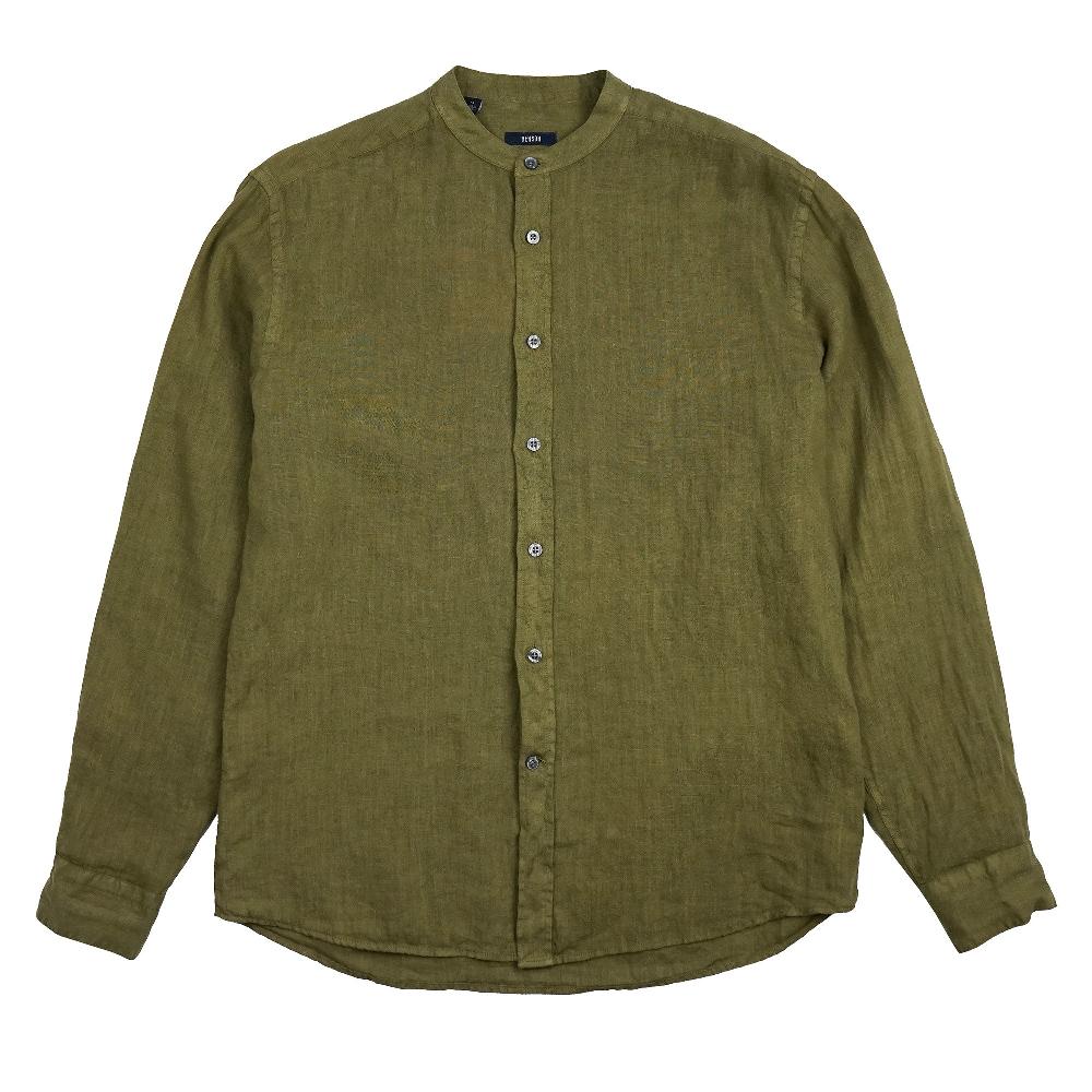 benson Palm Desert Khaki Linen Button Up