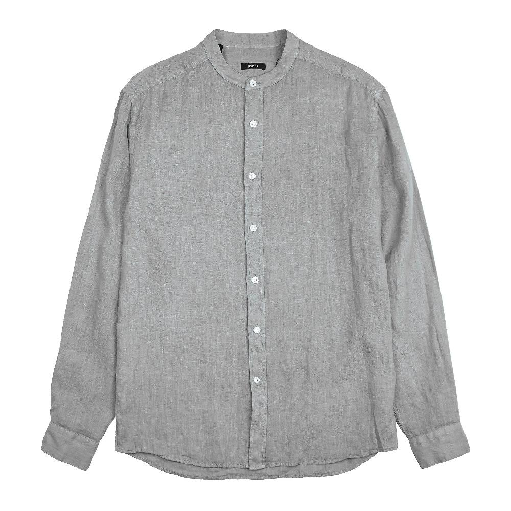 benson Palm Desert Light Grey Linen Button Up