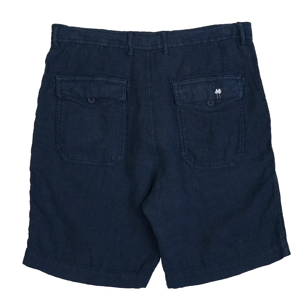 Benson Palm Springs Navy Linen Shorts