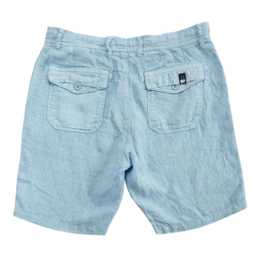 Benson Palm Springs Pale Blue Linen Shorts