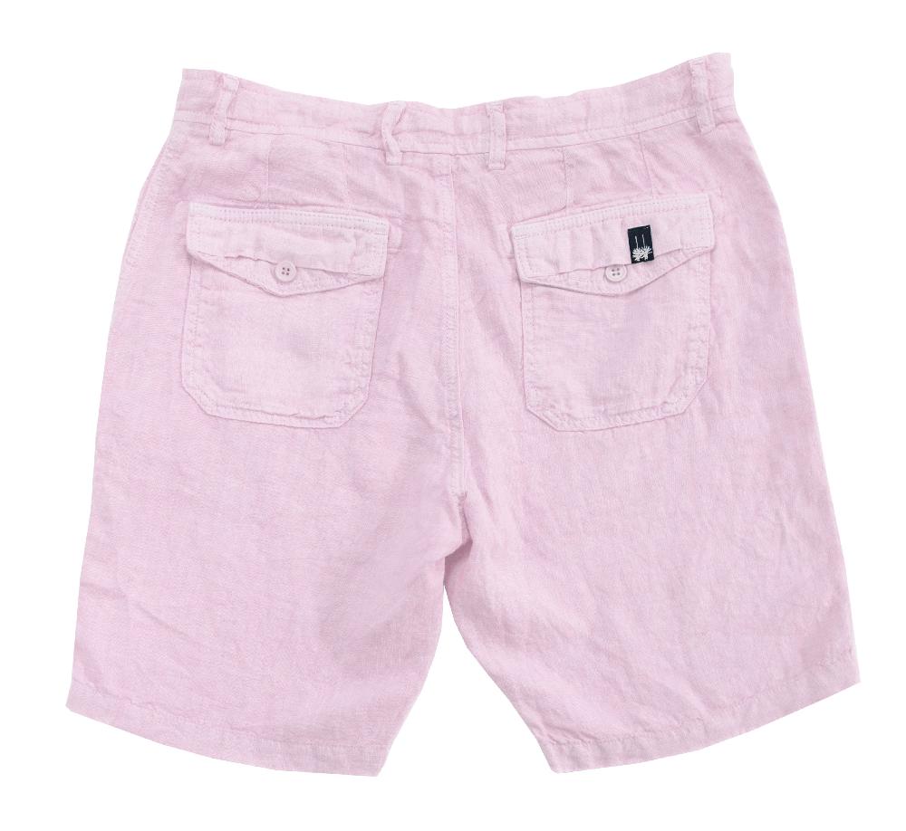 Benson Palm Springs Pale Pink Linen Shorts