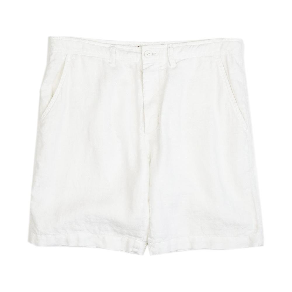 benson Palm Springs White Linen Shorts