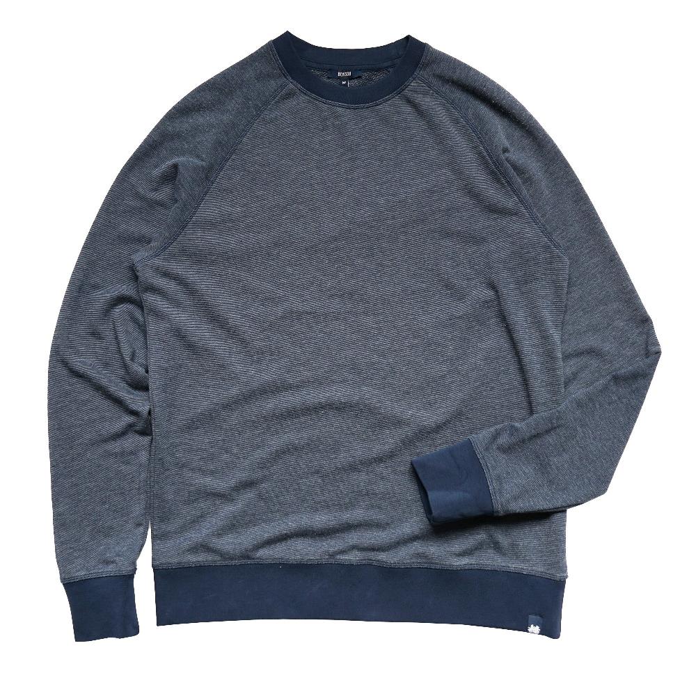 benson Whistler French Terry Oil-Washed Navy Sweatshirt