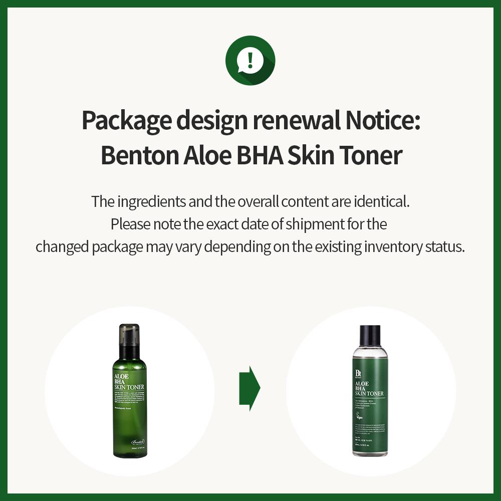 Benton Aloe BHA Skin Toner 200mL