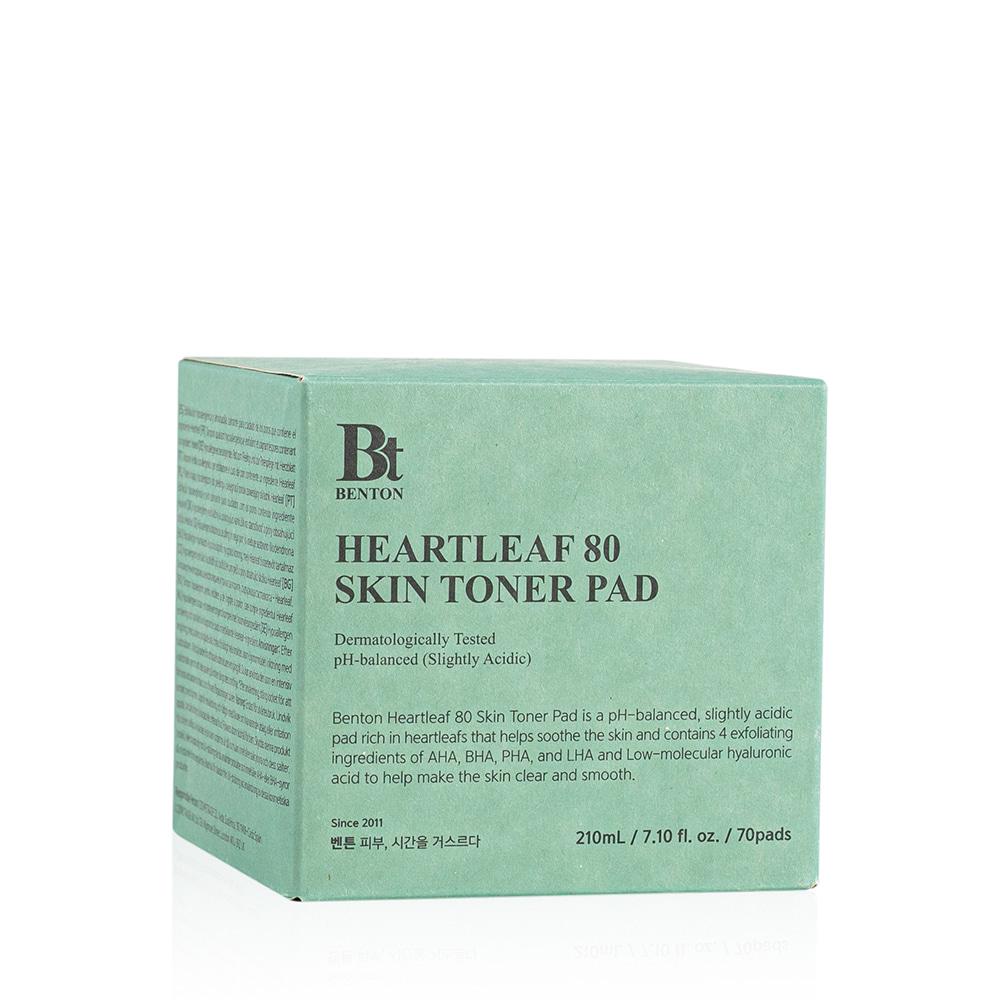 Benton Benton HEARTLEAF 80 SKIN TONER PAD 70pads
