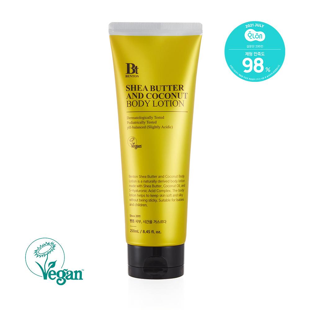 benton Shea Butter and Coconut Body Lotion 250mL