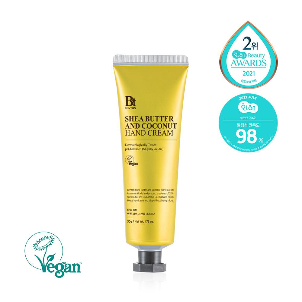 benton Benton Shea Butter and Coconut Hand Cream 50g
