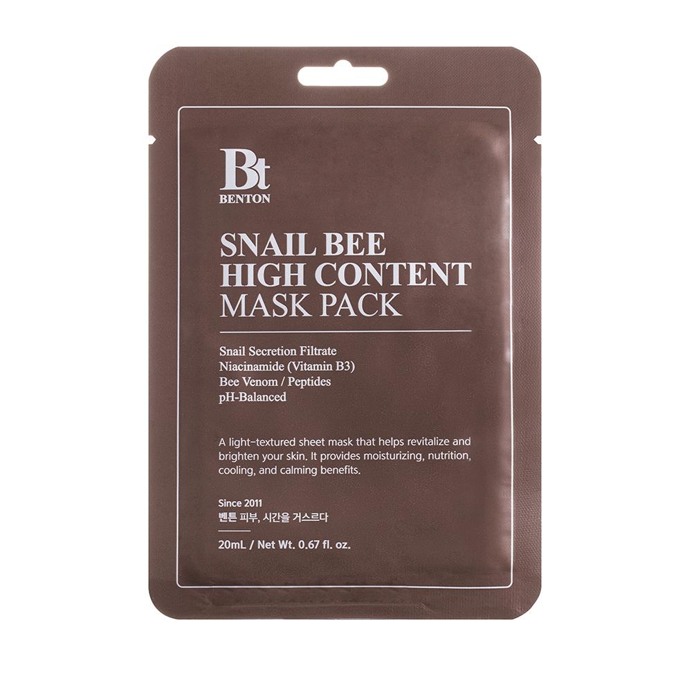 Benton Snail Bee High Content Mask Pack 20g X 10ea