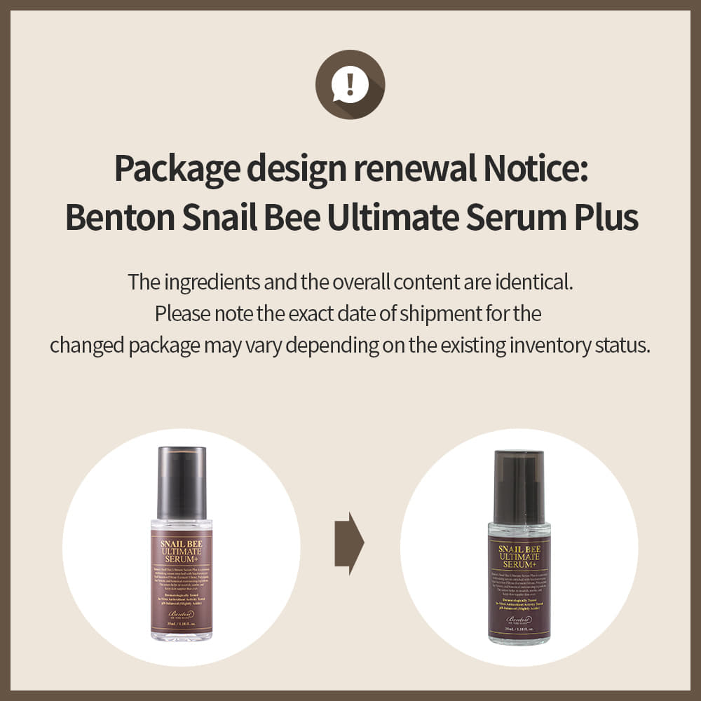 Benton Snail Bee Ultimate Serum+ 35mL