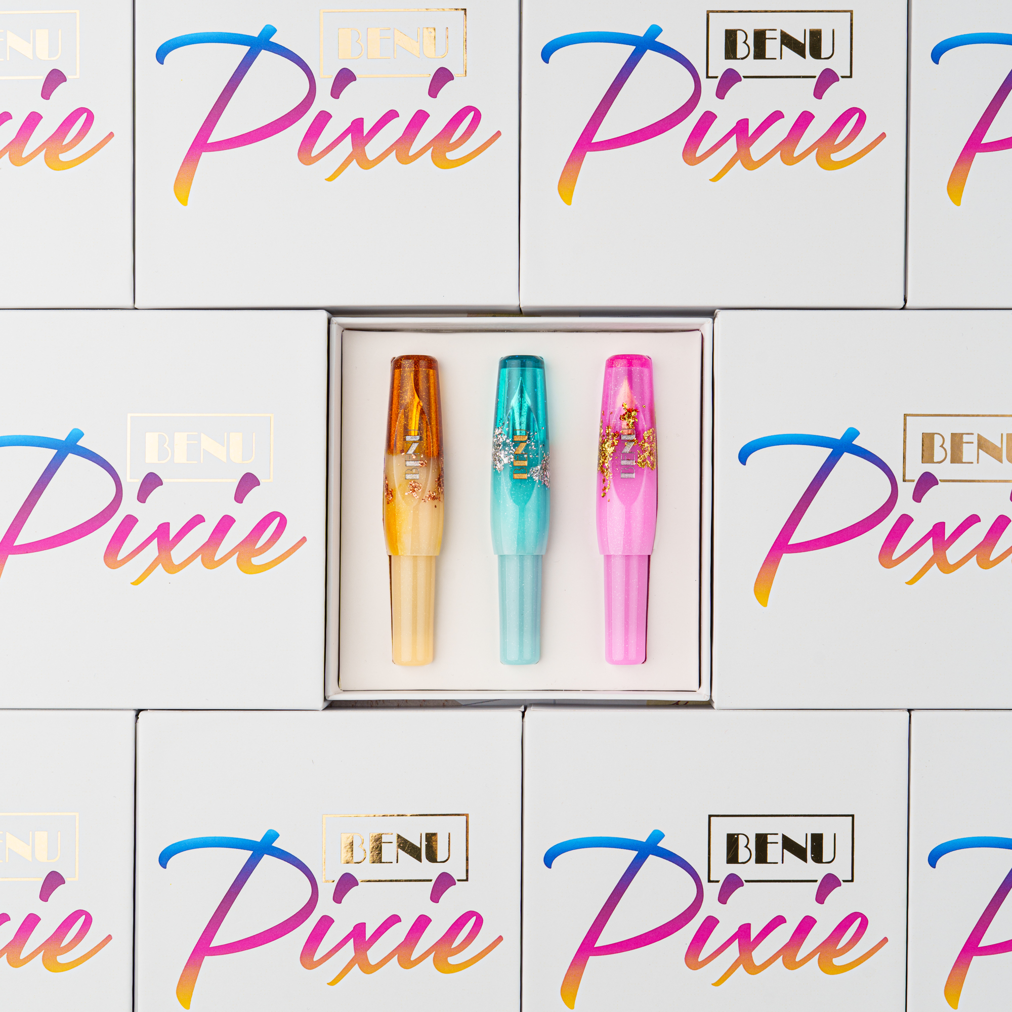Benton Enchanted Pastels — Set Of 3 Pens – BENU
