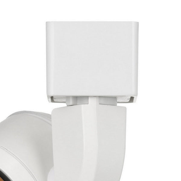 Benzara 10W Integrated LED Track Fixture With Polycarbonate Head Yellow And White - BM220625