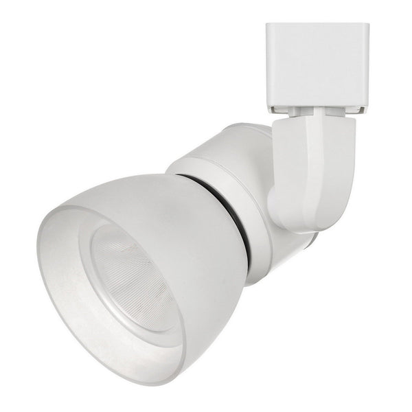 benzara 10W Integrated LED Track Fixture with Polycarbonate Head White - BM220640