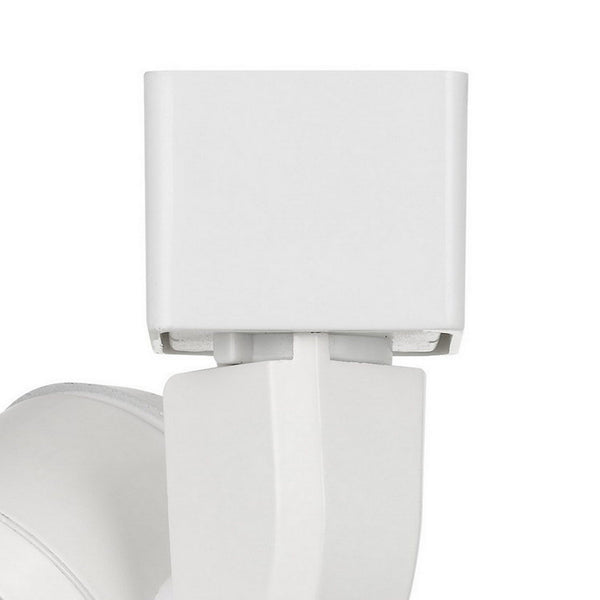 Benzara 10W Integrated Metal And Polycarbonate LED Track Fixture White And Blue - BM220628