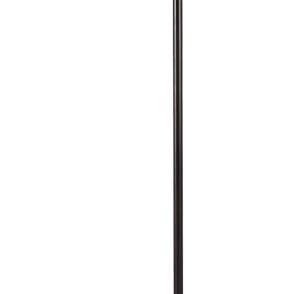 Benzara 150 Watt Metal Floor Lamp With Swing Arm And Fabric Conical Shade Black - BM220861