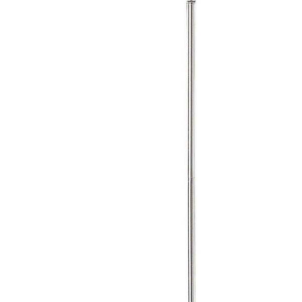 Benzara 150 Watt Metal Floor Lamp With Swing Arm And Fabric Conical Shade Silver - BM220860