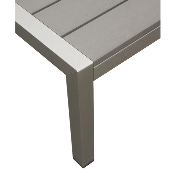 Benzara 16 Inch Outdoor Side Table Highly Functional Easy Movable Gray - BM172081