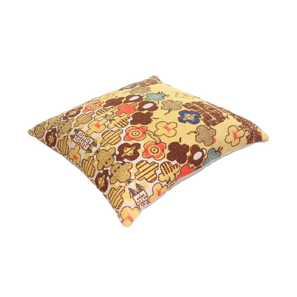 Benzara 18 X 18 Square Accent Pillows Printed Unique Quatrefoil Design Set Of 2 Multicolor By The Urban Port
