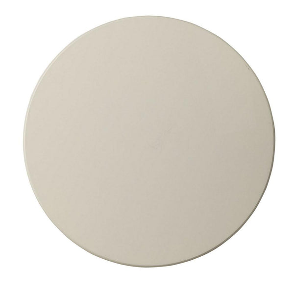 Benzara 24 Inch Round Side Table With Open Bottom Shelf White - BM157288