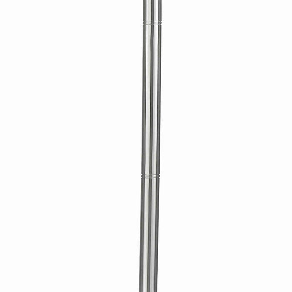 Benzara 3 Way Torchiere Floor Lamp With Frosted Glass Shade And Stable Base White - BM223598