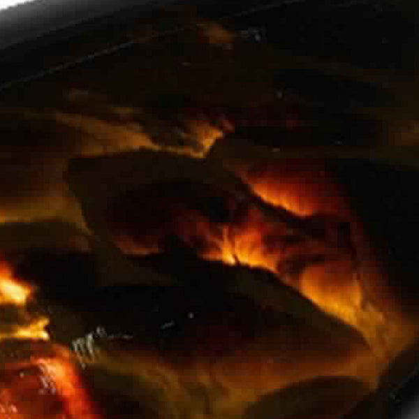 Benzara 50 Watt Track Fixture With Handblown Glass Shade Black And Brown - BM223029