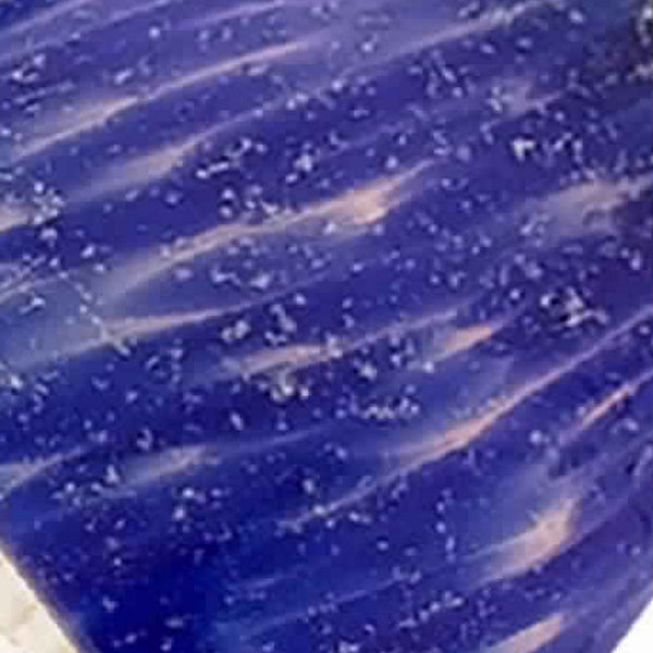 Benzara 50 Watt Track Fixture With Handblown Glass Shade Silver And Blue - BM223034