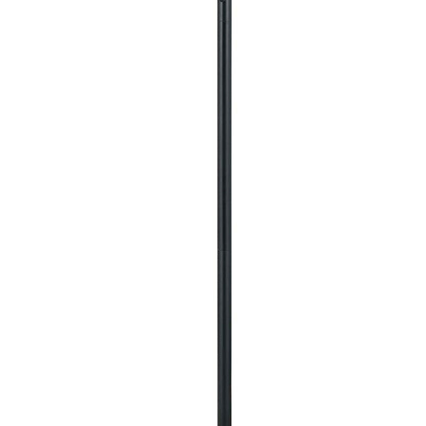 Benzara 80 Watt Metal Floor Lamp With Dual Gooseneck And Uno Style Shades Black - BM220842