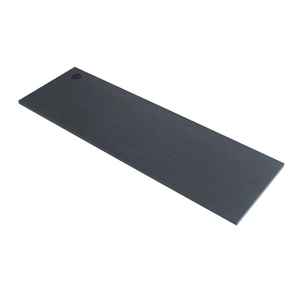 Benzara Asti Workbench Top 20x64 Metallic Gray Eco Friendly Melamine -BM333321