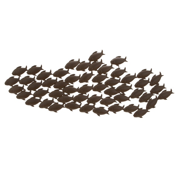 Benzara Attractive Metal Fish Wall Decor In Bronze - BM05830