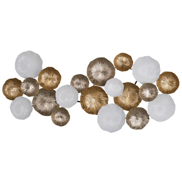 Benzara Beautifully Designed Metal Wall Accent Multicolor -BM180989