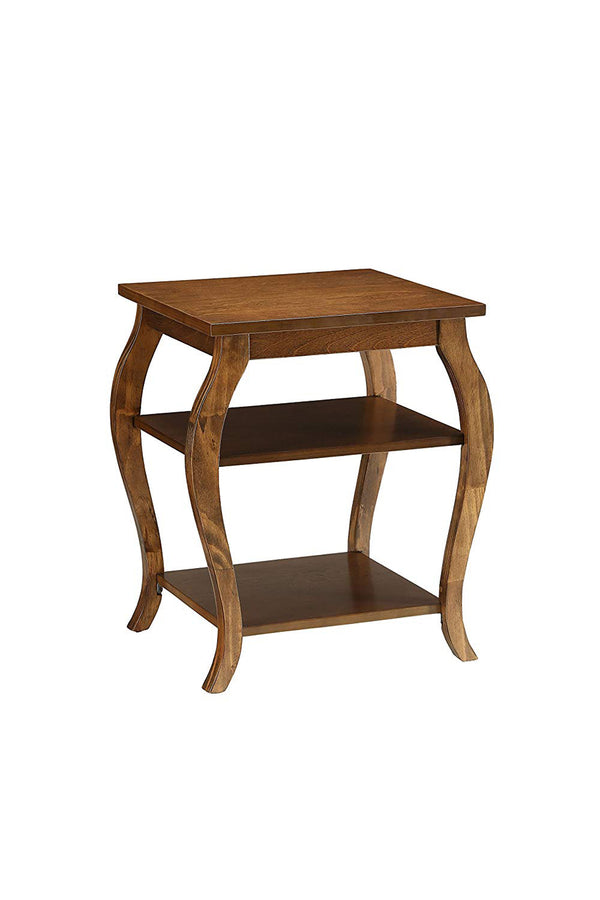 Benzara Beautiful End Table Walnut - BM154583