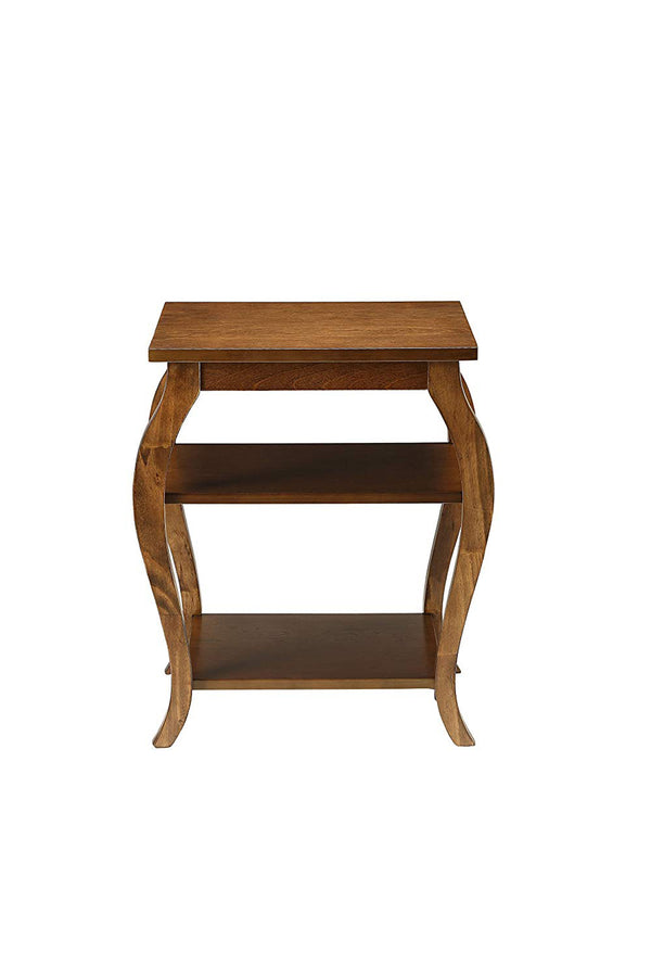 Benzara Beautiful End Table Walnut - BM154583
