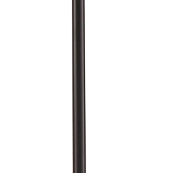 Benzara BM160078 Metal Coat Rack With Umbrella Stand Black