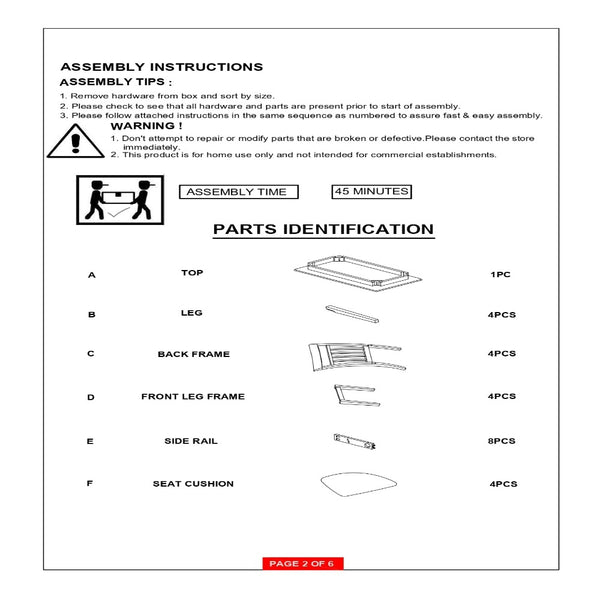 Benzara BM69424 Classy 5 Piece Wooden Dining Table Set Brown