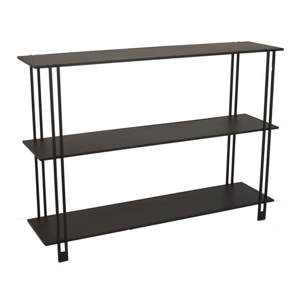 Benzara Bush Plant Display Stand Modern 3 Tier Brown Metal Finish 32 Inch -BM330958