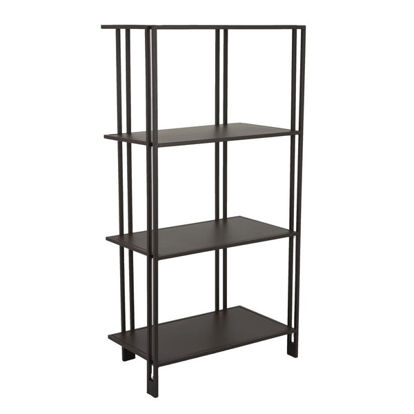 Benzara Bush Plant Display Stand Modern 4 Tier Brown Metal Finish 38 Inch -BM330957