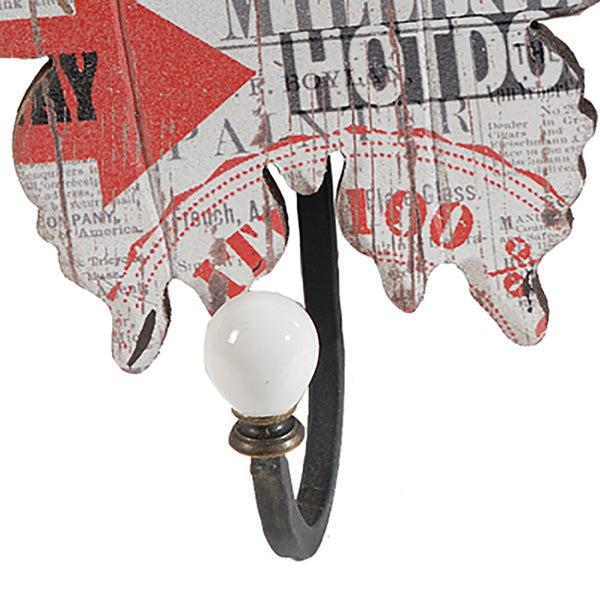 Benzara Butterfly Wall Decor With 4 Metal Hooks Set Of 4 Multicolor - BM202258