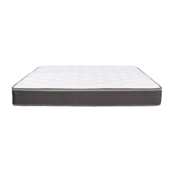 Benzara Cari 12 Inch Hybrid Queen Size Mattress Cool Gel Memory Foam Pocket Coil - BM286347