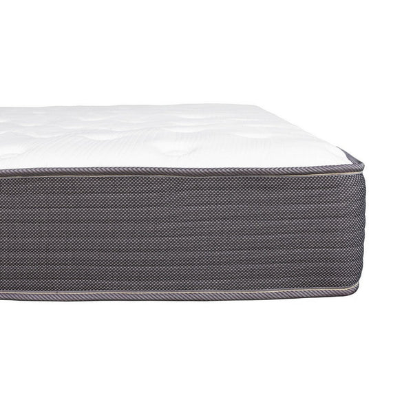 Benzara Cari 8 Inch Hybrid Queen Size Mattress Cool Gel Memory Foam Pocket Coil - BM286353